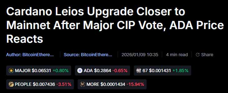 包含ADA-艾达币交易平台的词条
